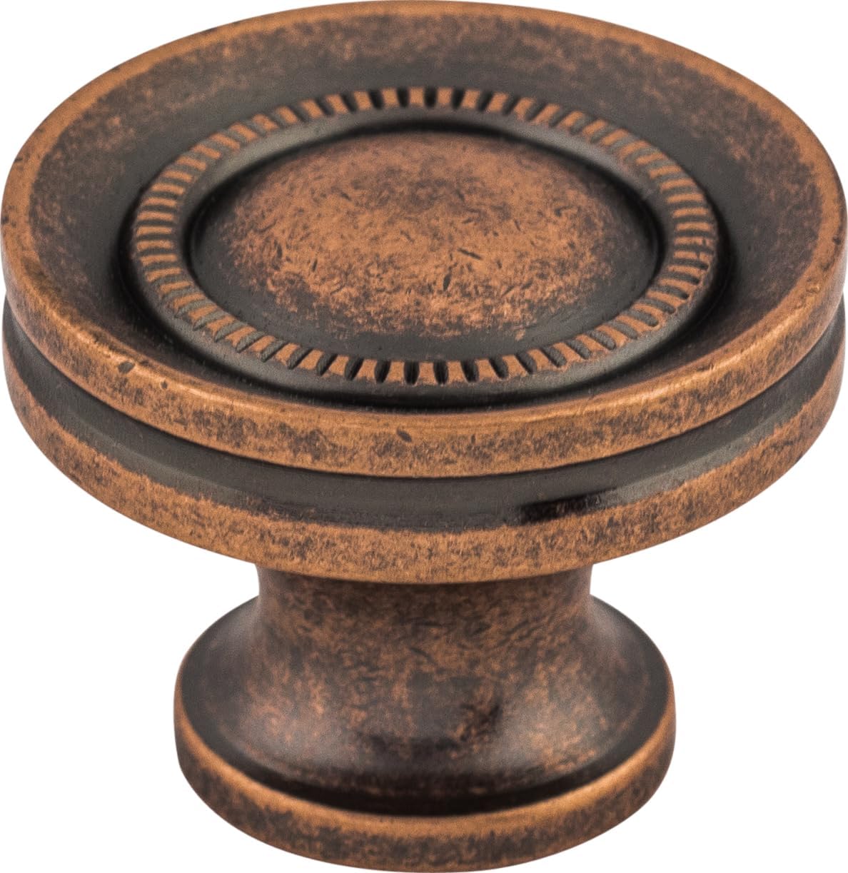 Top Knobs M297 Somerset Button Knob Copper