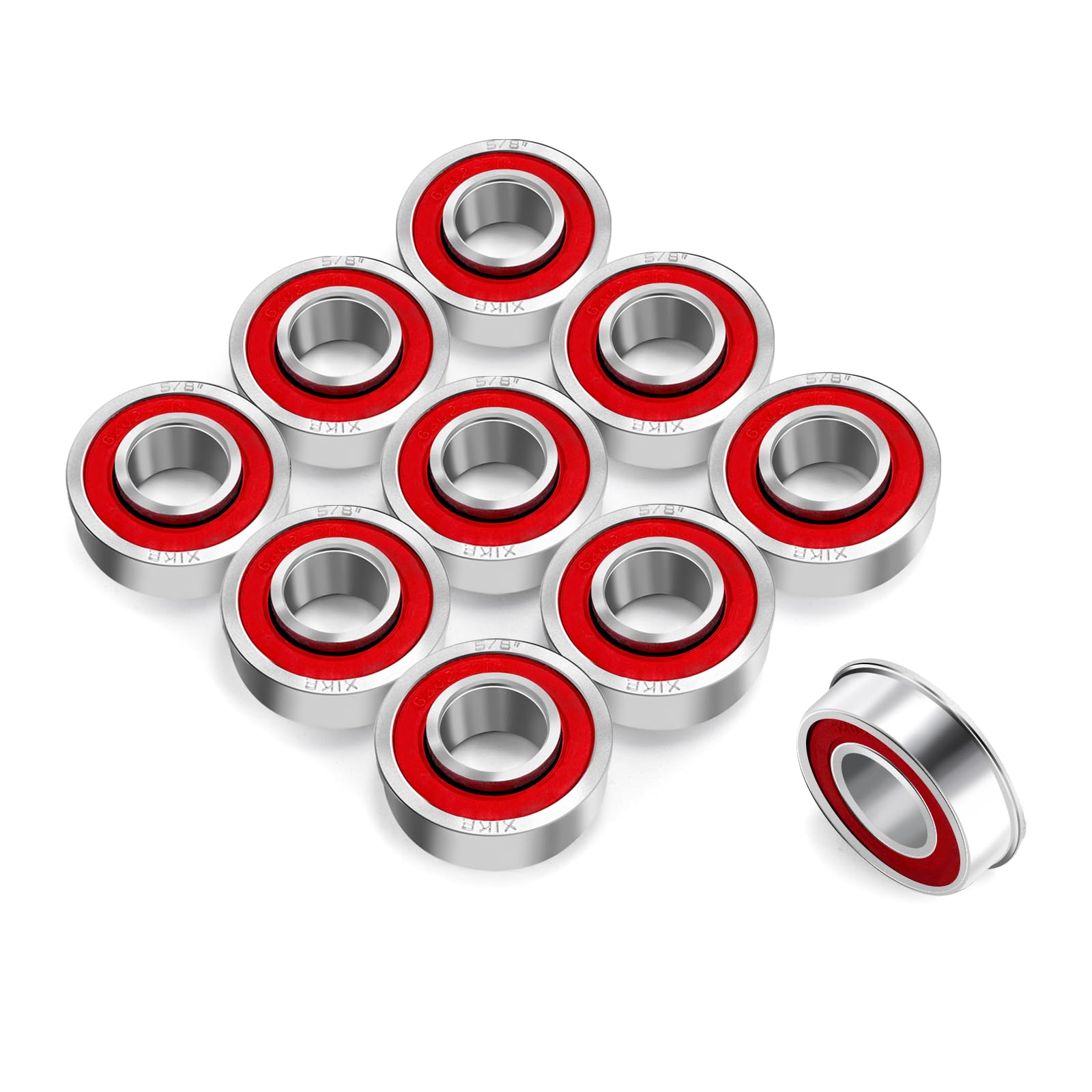 Marathon 60001 5/8 Inch Ball Bearings - 2 Pack Industrial Replacement Bearings