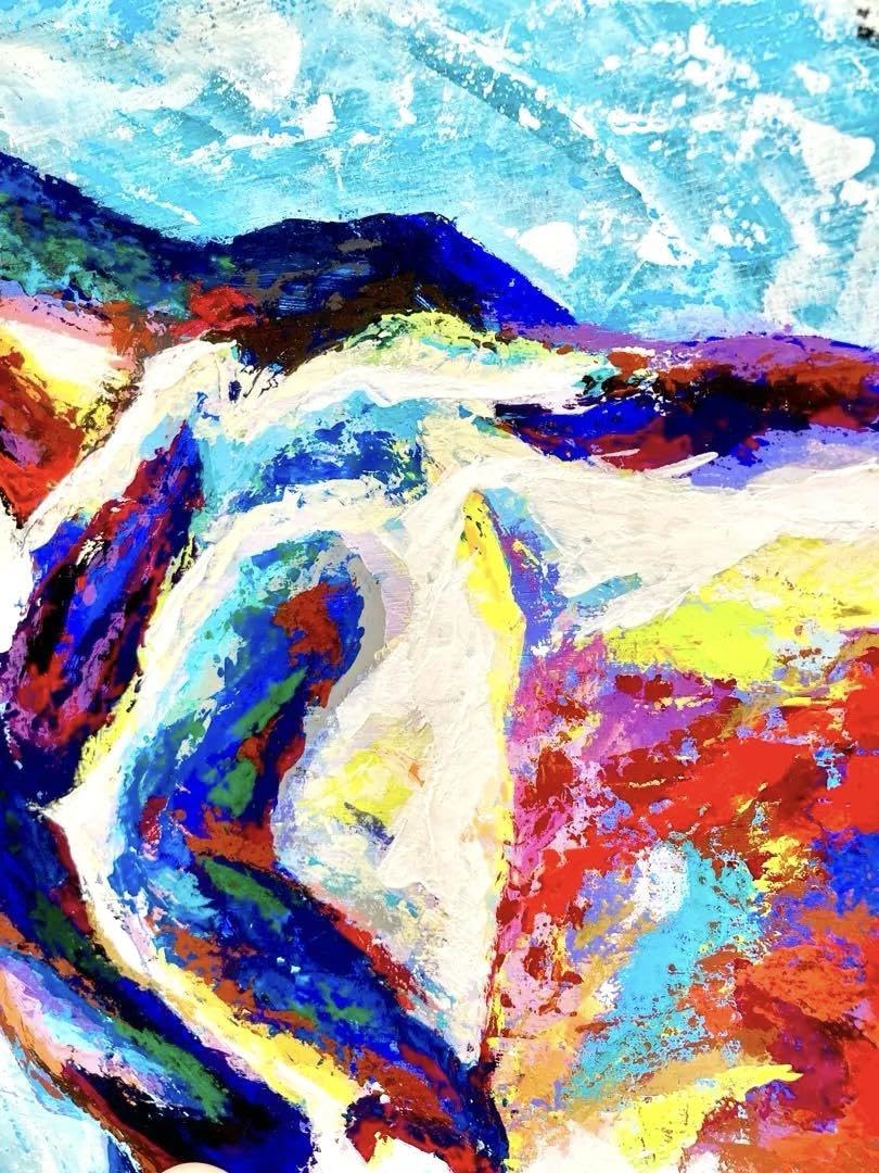 原画　鶏　動物画　絵画　肉筆画　アクリル画　現代アート　細密画　一点物　手描き Amazon.co.jp: 原画 馬 一点物 絵 絵画 動物画 肉筆画 アクリル