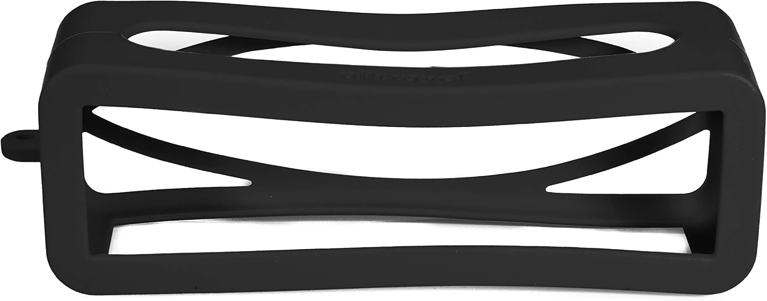 Alltravel Customized Silicone Skin for Anker Soundcore 2, SoundCore 2 12 W Portable Bluetooth Speaker, Full Protection from Shock, Shake and Drop, Make The Soundcore 2 Speaker Real Portable (Black) - Image 4