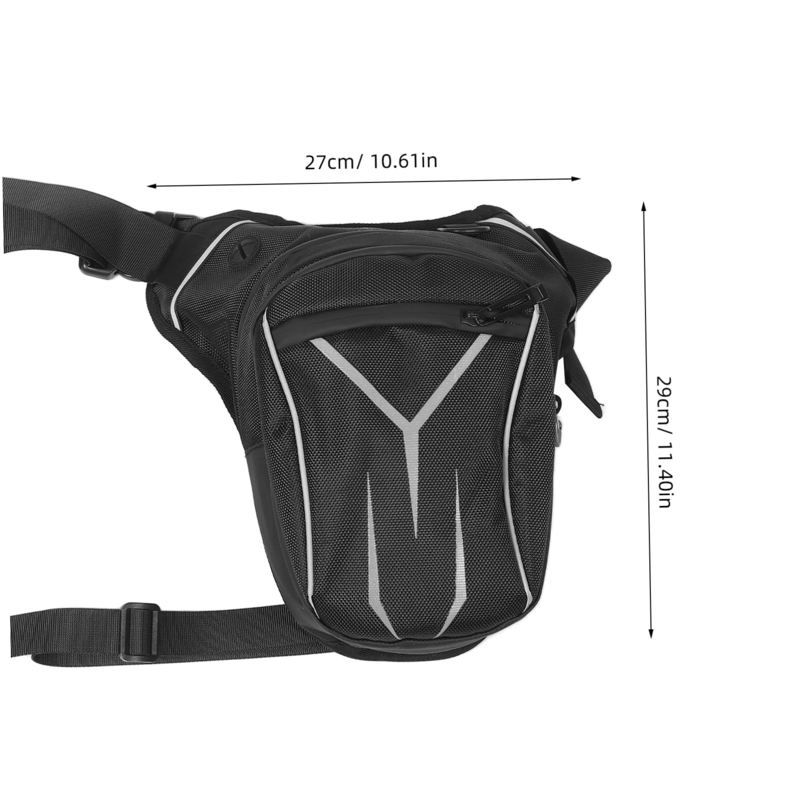 Happyyami Bolsa De Pierna para Móvil y Teléfono Riñonera Deportiva Ajustable Oxford para Ciclismo Senderismo y Pesca