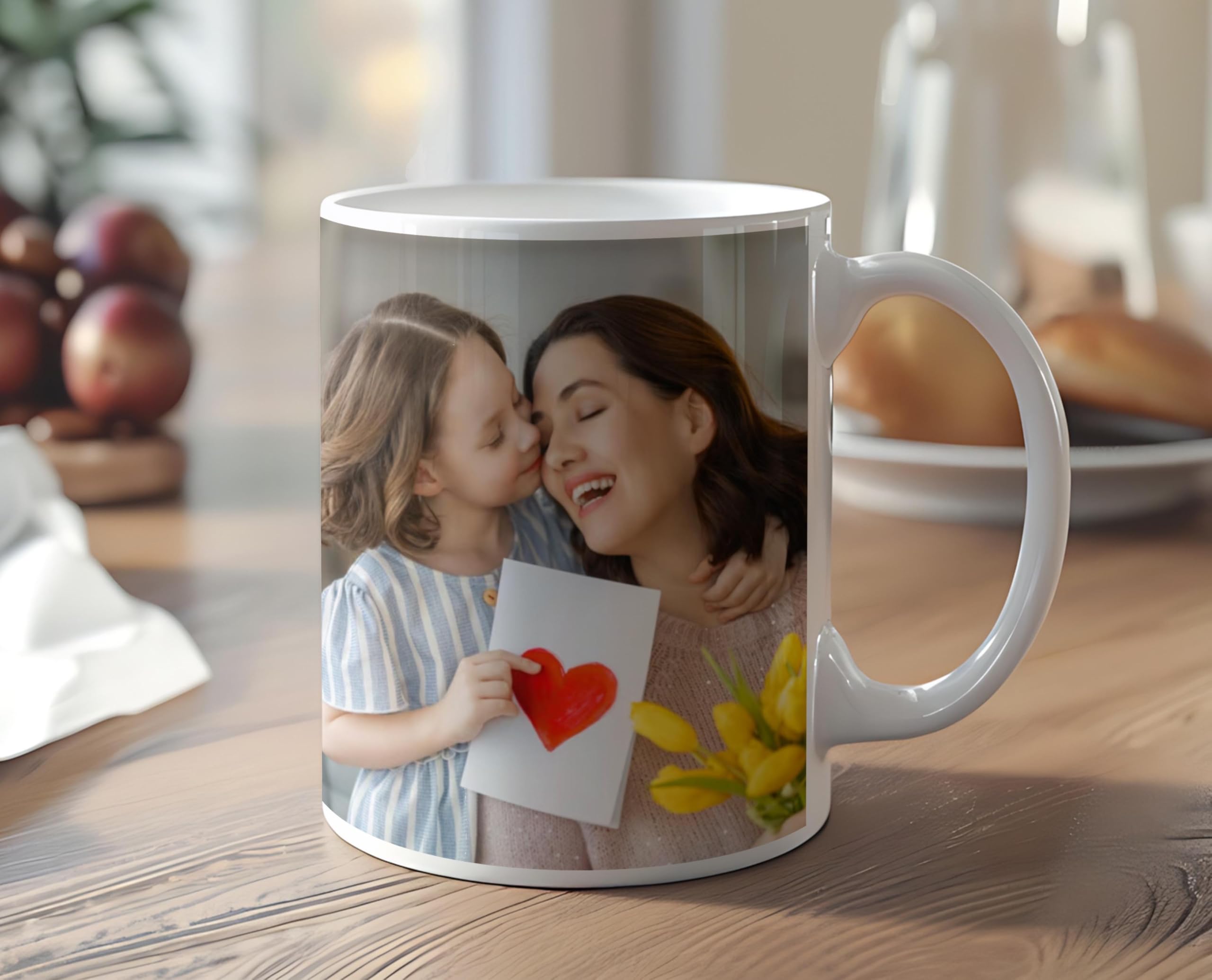 t-shirteria - Tazza Personalizzata con Foto e Testo - Regalo Originale per Festa del Papà, Compleanno e Occasioni Speciali - Stampa che Non Sbiadisce - Adatta per Microonde e Lavastoviglie