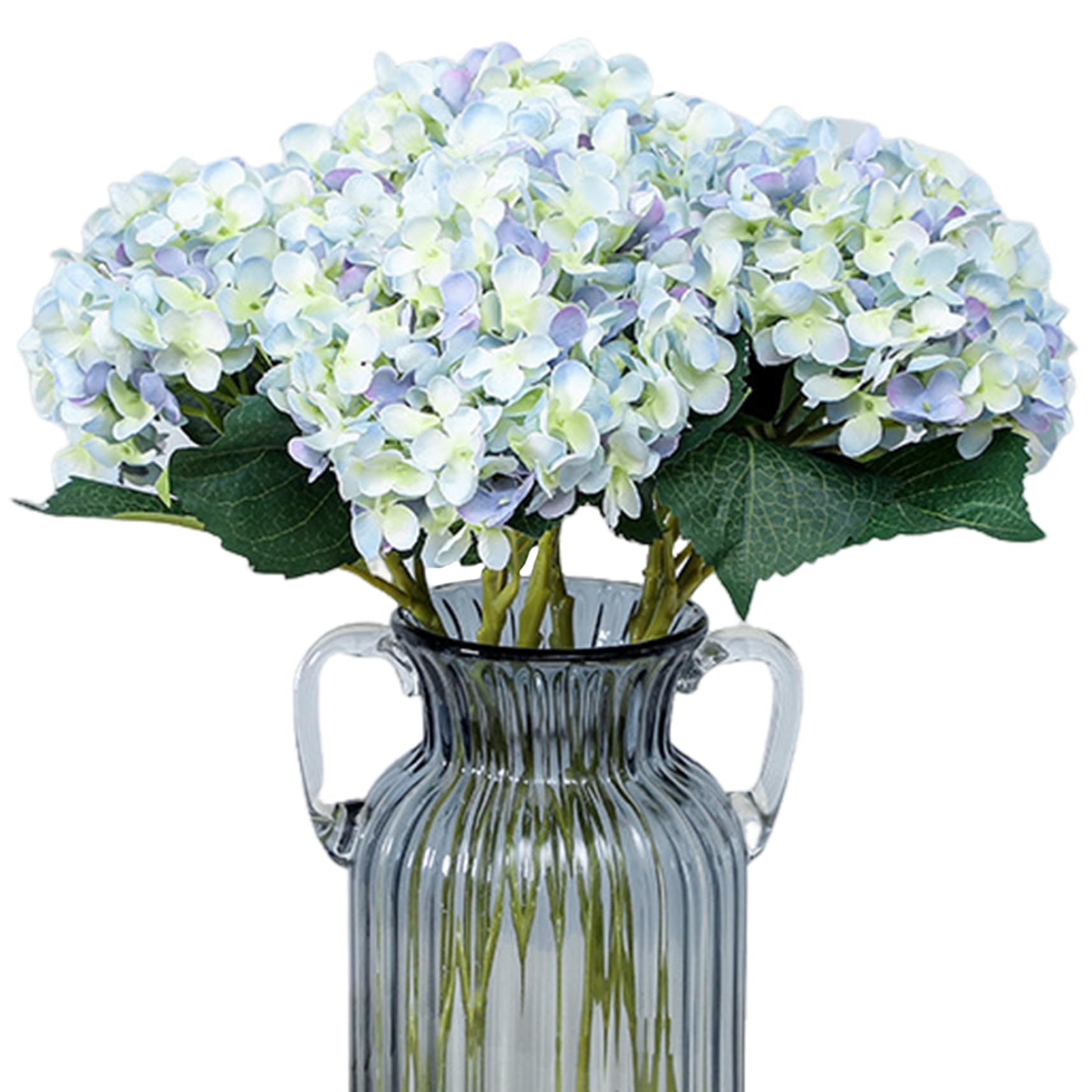 Hortensia bleu artificiel sans arrosage pour décorer facilement la maison