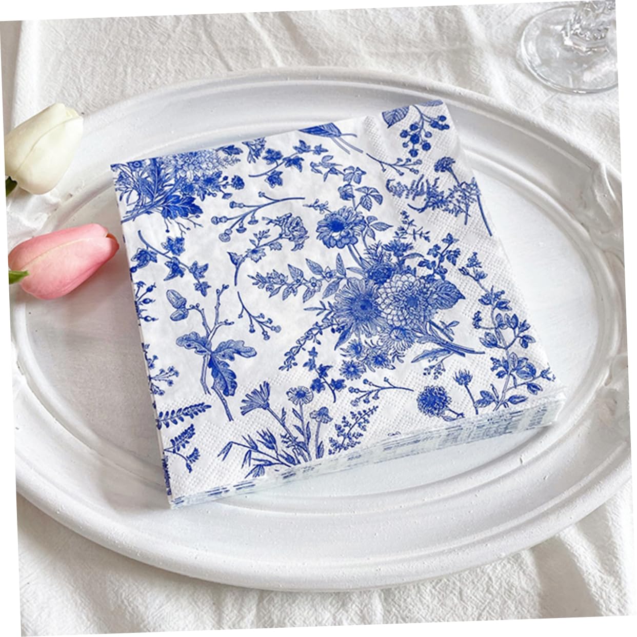 400stücke Vintage Floral Servietten Dekorative Papierservietten Für Hochzeiten Partys Und Design Für Stilvolles Tischarrangement