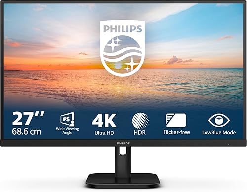 PHILIPS 27E1N1800A/00 computer monitor 68.6 cm (27") 3840 x 2160 pixels 4K Ultra HD LED Black - 2