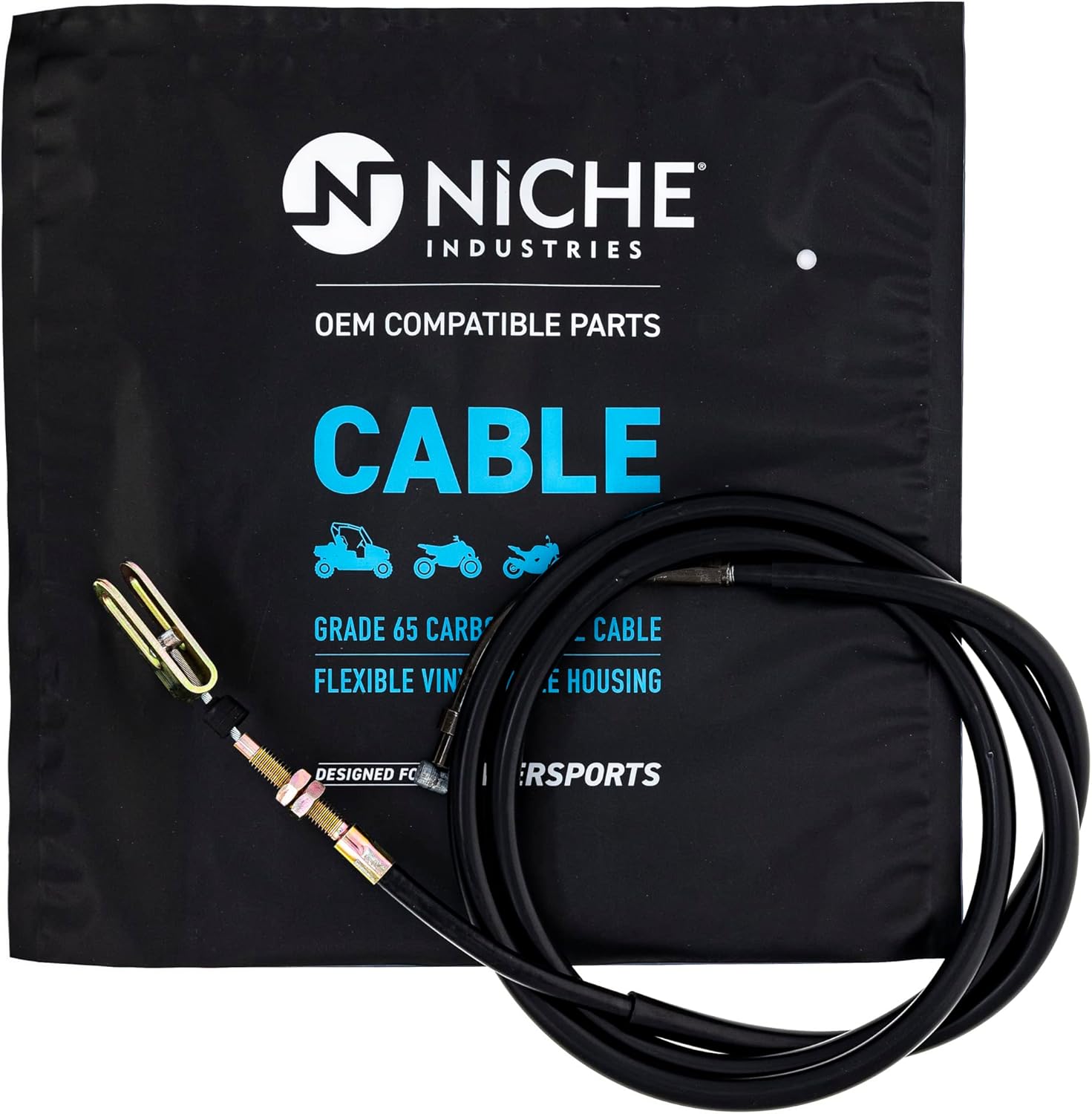 NICHE Rear Hand Brake Cable for Suzuki Vinson 500 LTA500F LTF500F 58810-03G10