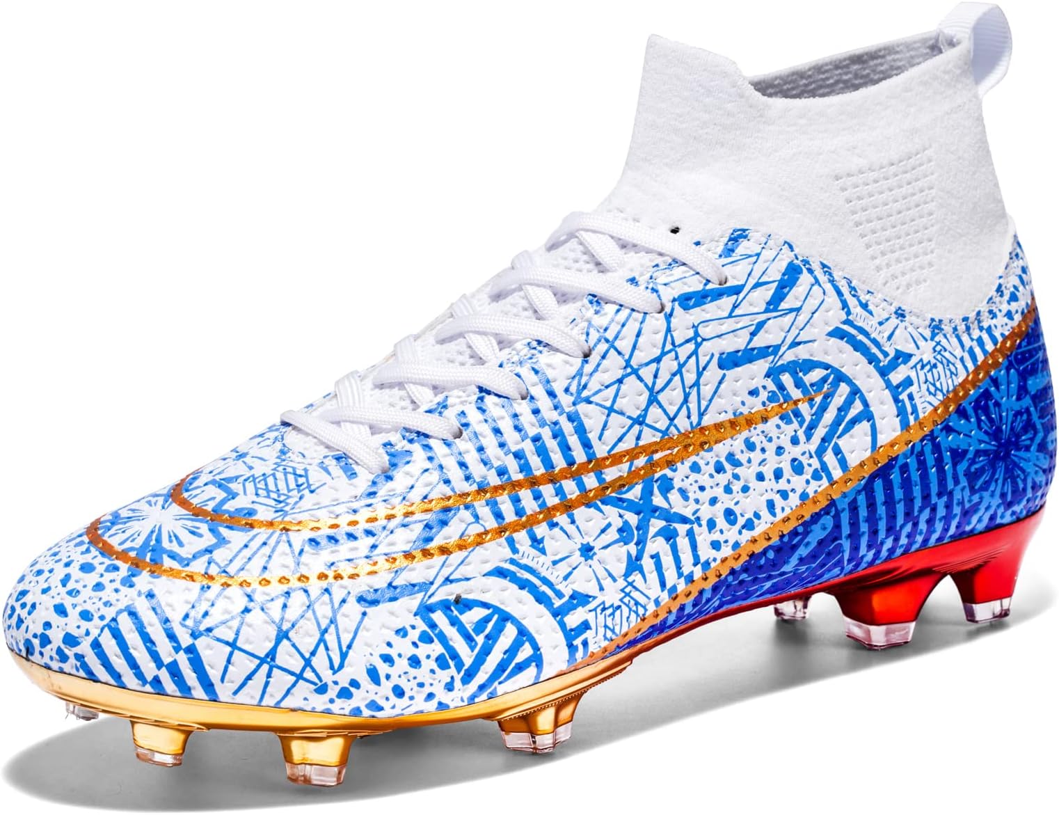 Men's Soccer Shoes Boys Students Grass Training Spike Shoes Outdoor Football Shoes Unisex