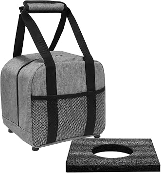 Bowling Ball Bag for 1 Ball Mesh Pocket Tote Holds Single Ball Accessories