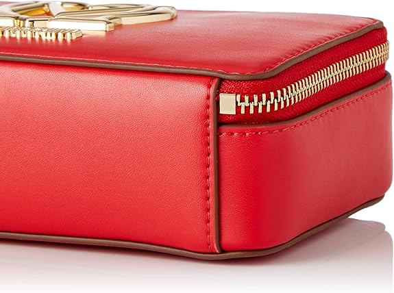 Love Moschino - Cartera Bandolera Negra Con Maxilogo "lettering" Dorado