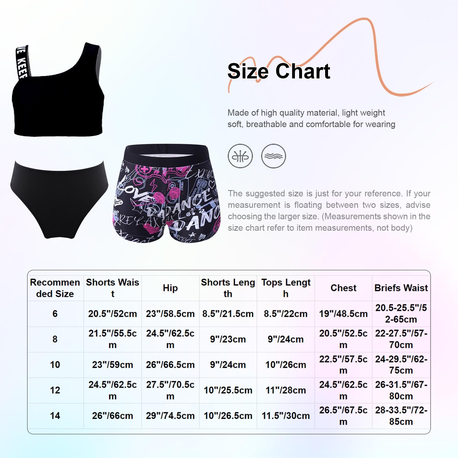 Alvivi Dziewczęce bikini tankini zestaw tank top + szorty dwuczęściowy strój kąpielowy moda kąpielowa dla dzieci strój kąpielowy strój kąpielowy strój kąpielowy na siłownię jogę zestaw sportowy rozm