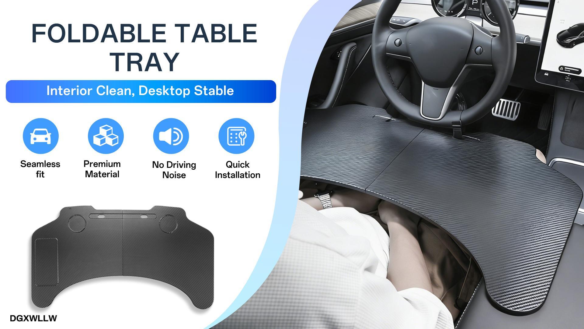 Amazon.com: DGXWLLW Foldable Table Tray for Tesla Model Y Juniper
