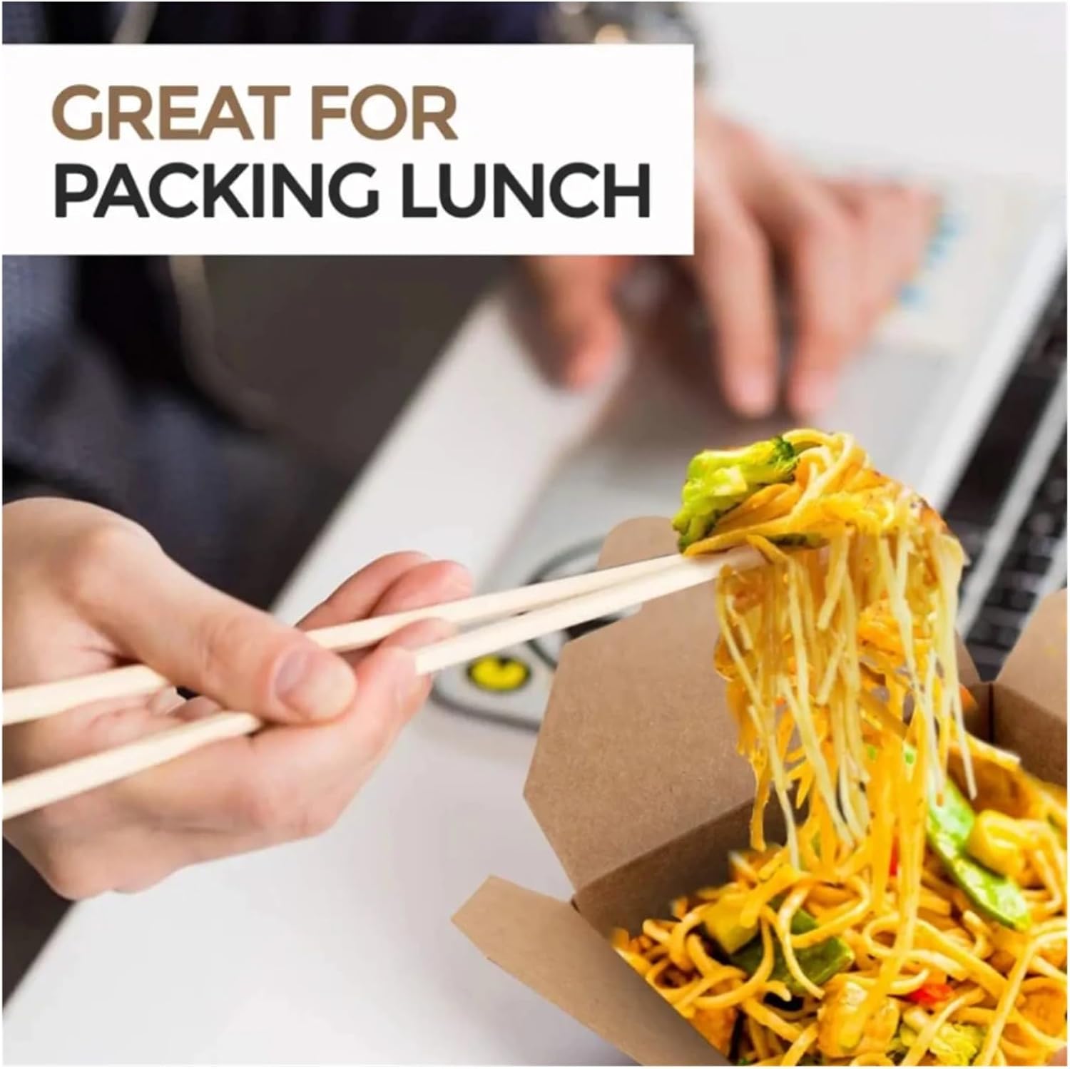 Chinese Take Out Boxes 30pc Multiple Disposable Kraft Paper Food Packaging, Leak Proof, Suitable