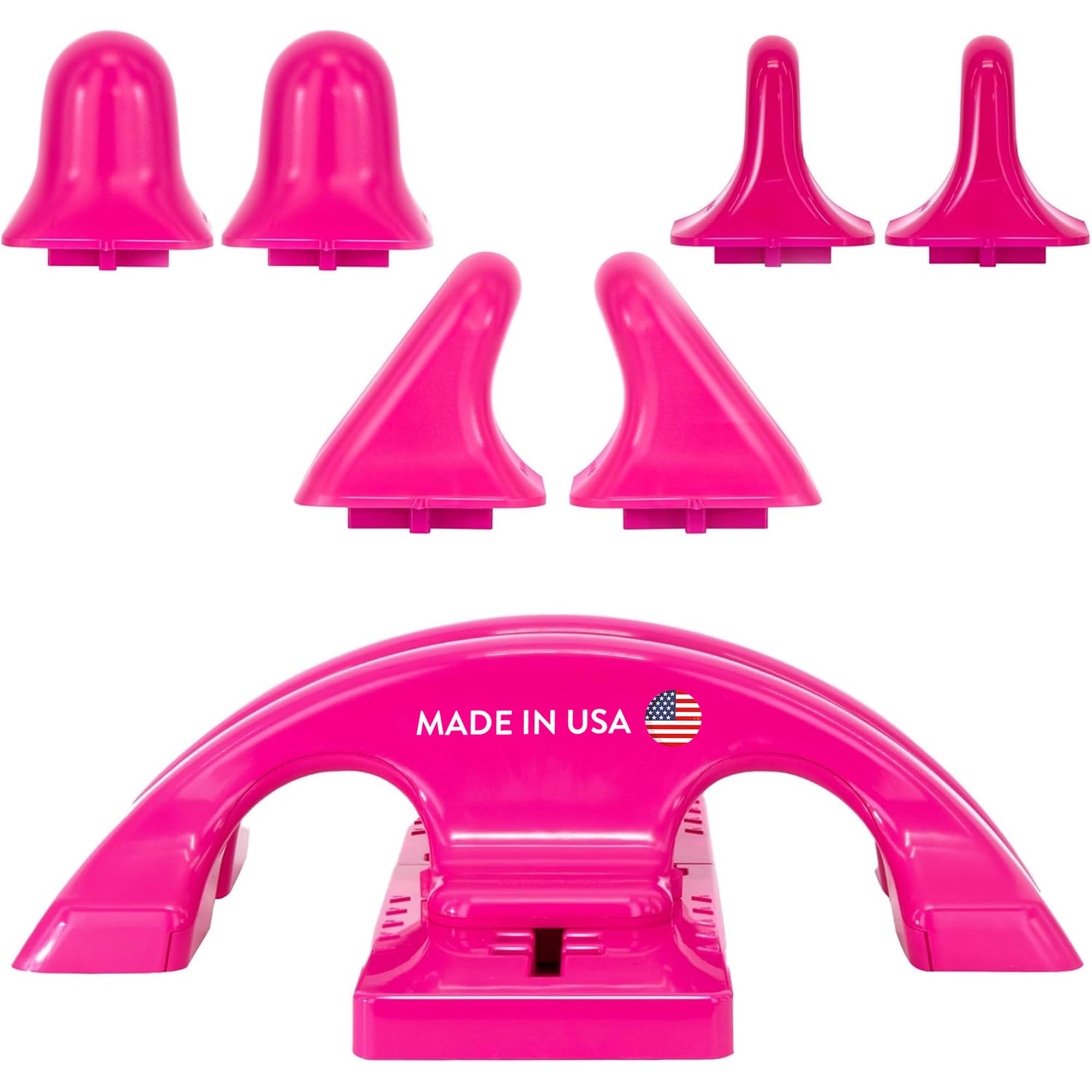 Thrival Relief Pro- Fully Adjustable Psoas, Back and Hip Flexor Muscle Release Tool for Deep Tissue, Trigger Point Massage (Pink) – Made in USA