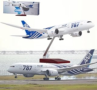 16.9â€ 1:130 Scale Model Airplane ANA B787 Model Jet Collectibles Resin Plane Models with Wheels Diecast for Collection Gift Ornament (Color : B787)