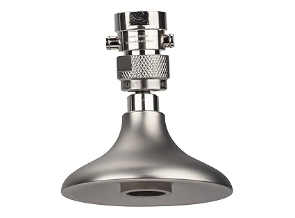 High Sierras NEW ?Half Dome All Metal Shower Head with Trickle Valve. Beautifully Designed for Upscale Bathrooms. Stunning Brushed Nickel Finish. 2.0 GPM
