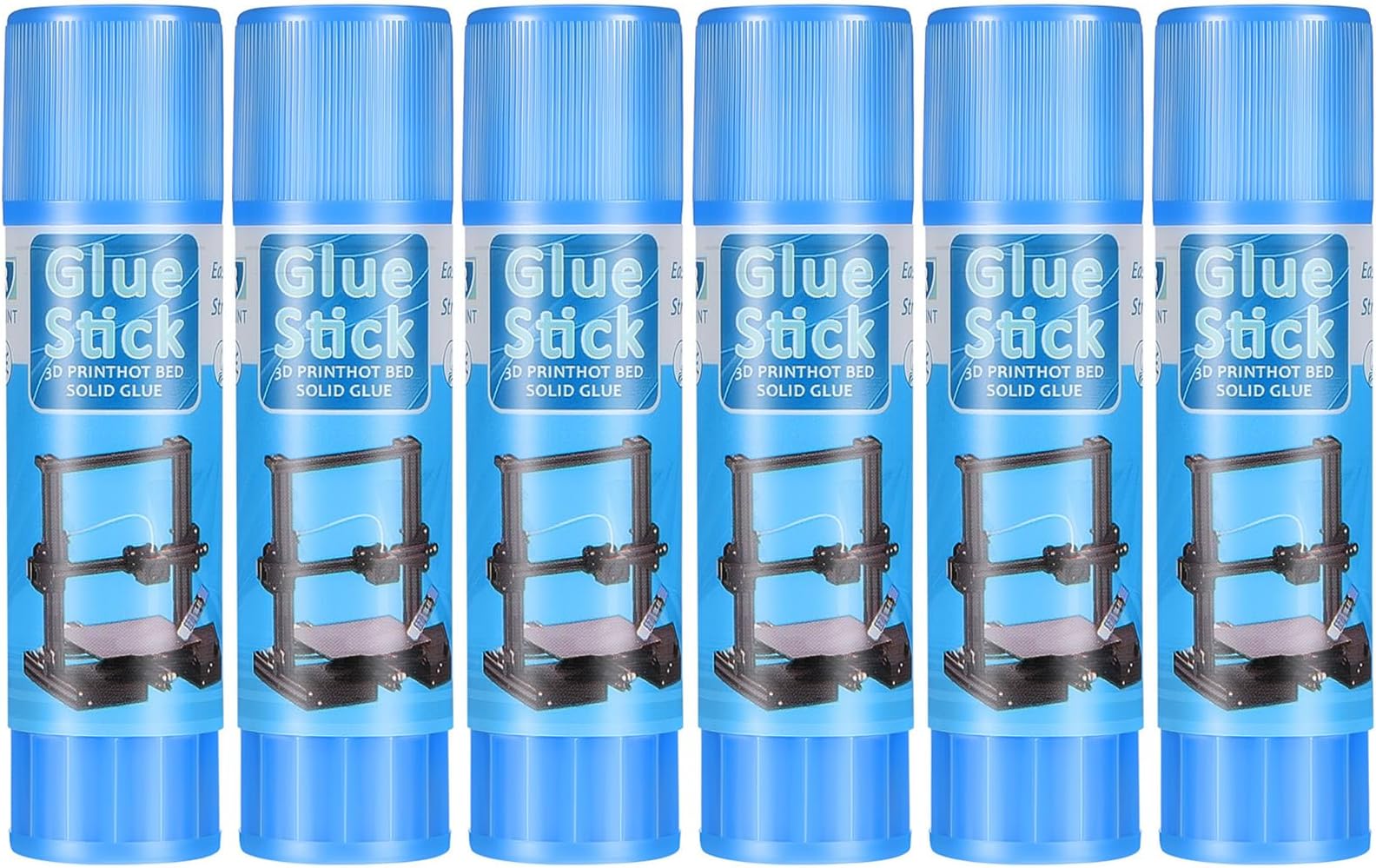 Outus 6 3D Printer Glue Sticks for Hot Bed PVP 3D Printer Adhesive Solid Glue Sticks for PLA/ABS/PETG/PC/TPU Hot Bed Removing Printing Models (Blue,Classic)