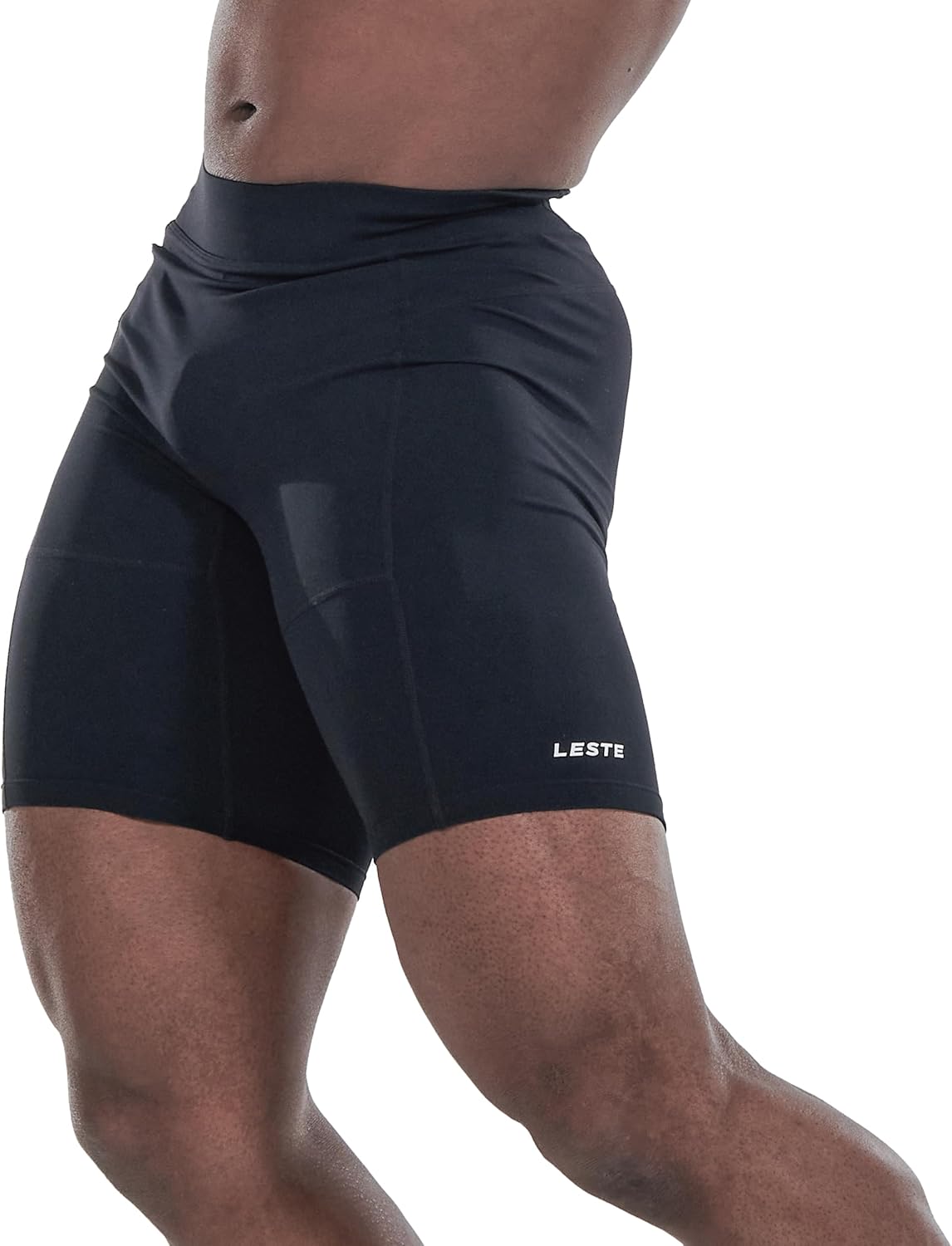 LESTE MuscleWrap AIR 5 – Mens Breathable Leggings, Mens Compression Sports Short Workout Athletic Training Tights Pants