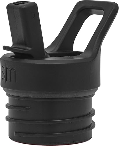 Miniatura 5 de Simple Modern Botella de agua con tapa de pajita de boca estrecha, termo de metal aislado al vacío, de acero inoxidable, reutilizable, a prueba de