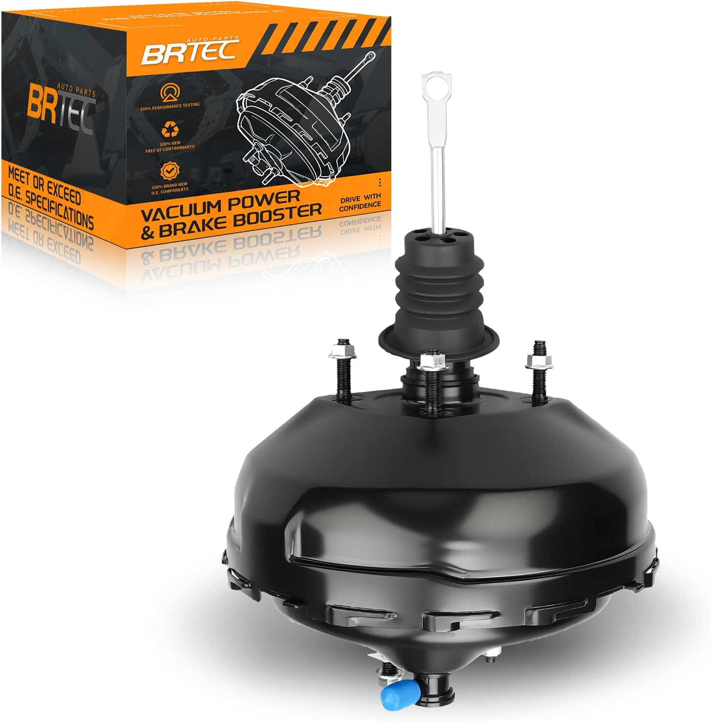 54-71046 Vacuum Power Brake Booster Replacement for 1988 1989 1990 1991 1992 1993 1994 for GMC for Chevy C1500 C2500 C3500 K1500 K2500 K3500 Suburban