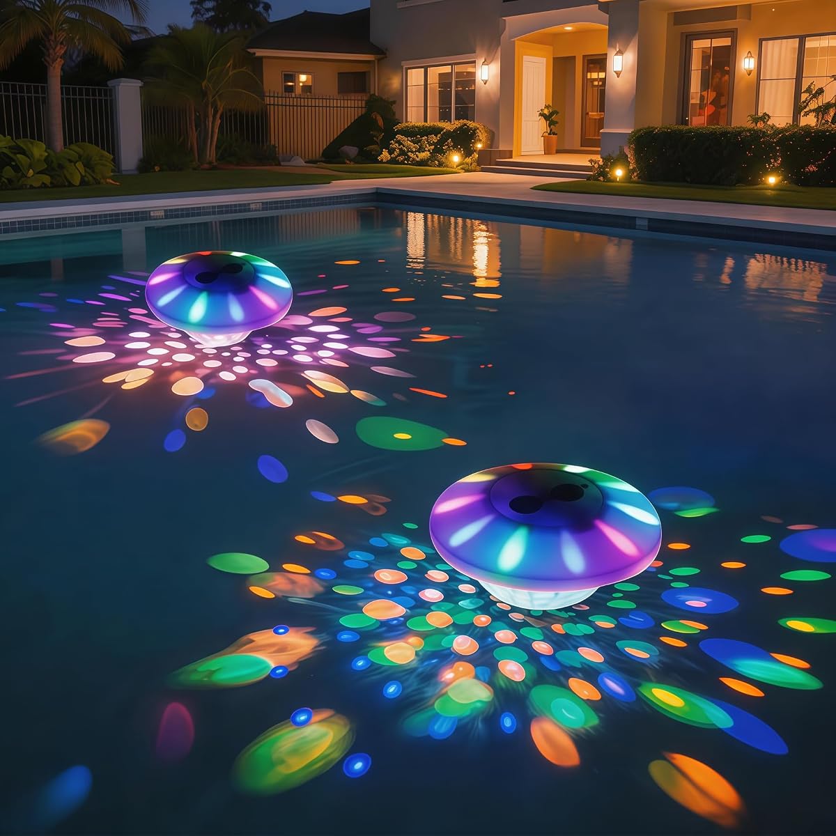 Floating Pool Lights 2 Pack
