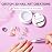 Makartt 3D Gel Nail Art: Clear Solid Builder Nail Gel 4 in 1 Non-sticky for Extension UV Glue for Acrylic Nails Rhinestones 3D sculpting Hard Gels UV/LED Lamp Required 15ml