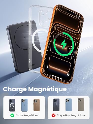 UGREEN Nexode 5000mAh Magnetic Wireless Power Bank Fast Charging - 5