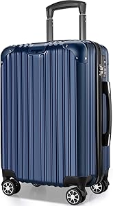 [VARNIC] スーツケース キャリーバッグ キャリーケース 機内持込 超軽量 大型 静音 ダブルキャスター 耐衝撃 360度回転 TSAロック搭載 ファスナー式