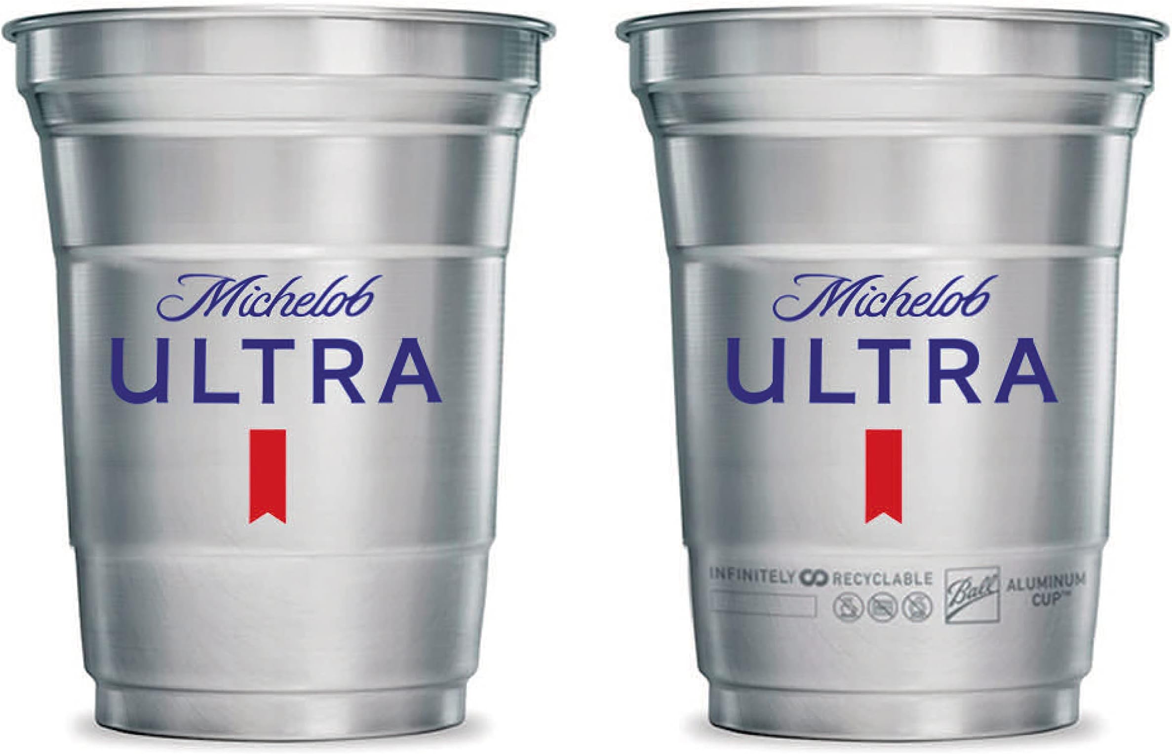 Michelob-Ultra Aluminum Tailgate Cup - Set of 2