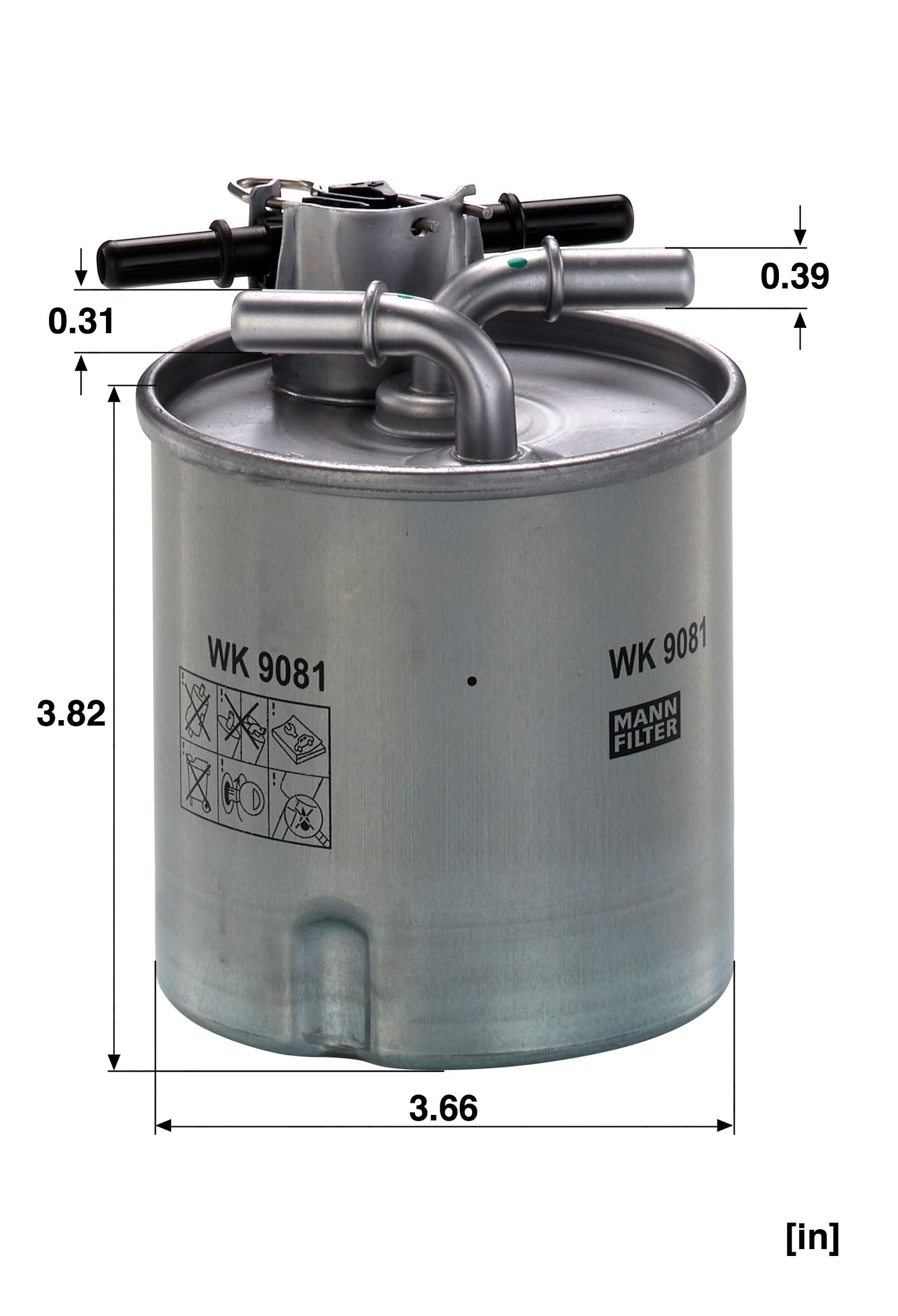 MANN-FILTER, WK 9081 Filtro carburante