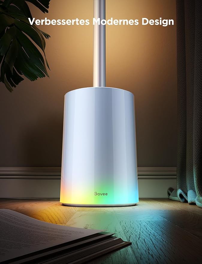 Govee Govee led-vloerlamp, RGBIC, dimbaar met Alexa en Matter, 152 cm, modern, grijs, 16 miljoen kleuren, ambient modi, muziekmodus voor decoratie, woonkamer, slaapkamer en speelkamer photo 2