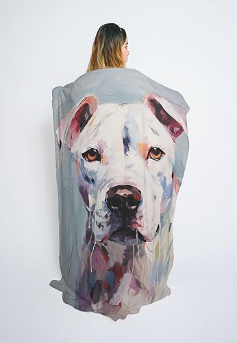Miniatura 4 de CAPITUNEISKINEPA Dogo Argentino - Manta de regalo para perro, manta pequeña y mantas de 30 x 40 pulgadas