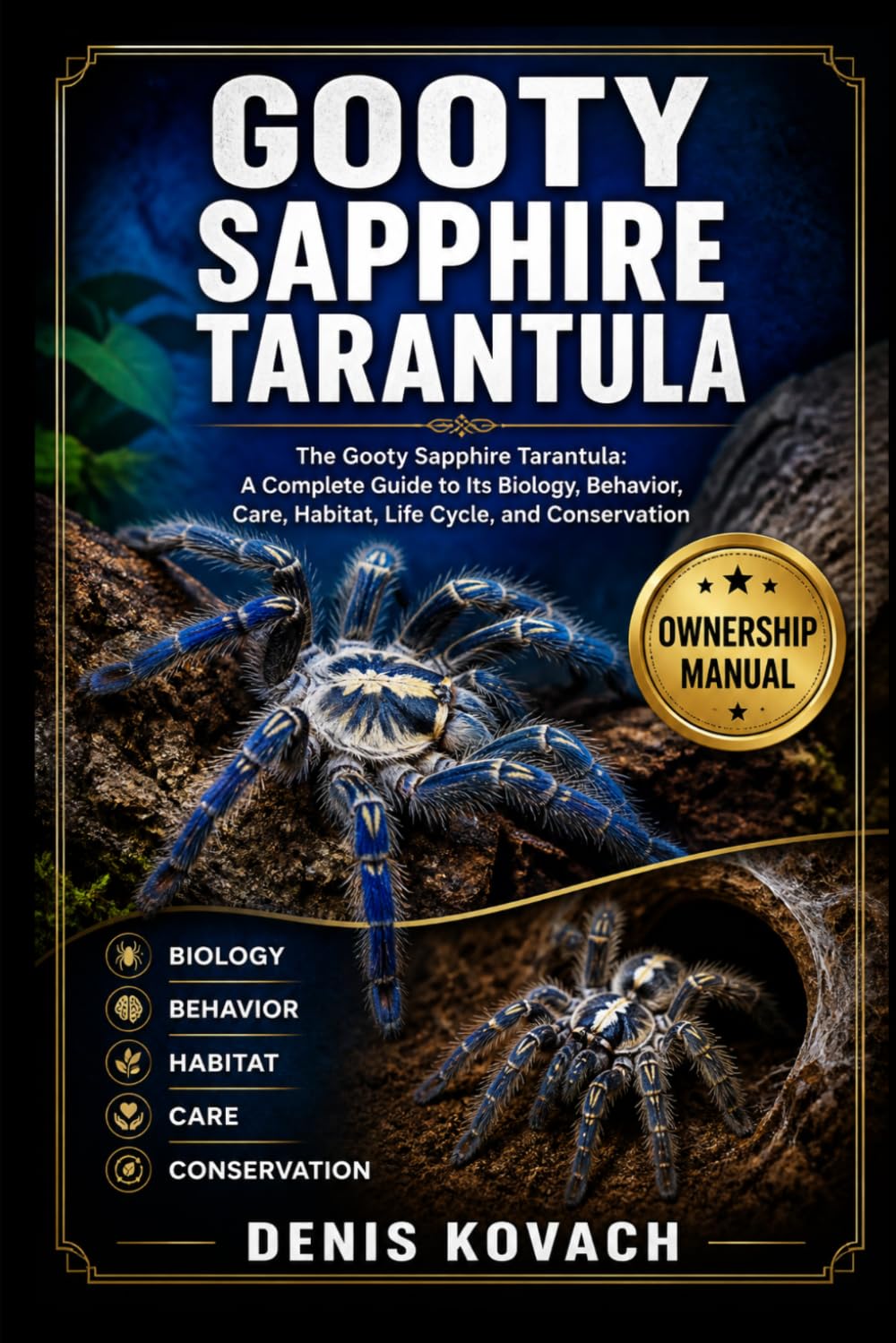 GOOTY SAPPHIRE TARANTULA: The Gooty Sapphire Tarantula: A Complete Guide to Its Biology, Behavior, Care, Habitat, Life Cycle, and Conservation