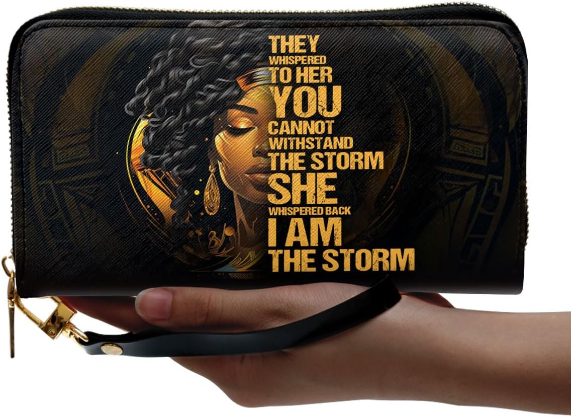 Sistabag Leather Clutch - Wallet For African Women - Mother's Day & Birthday Gifts (SB113)