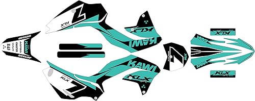 Miniatura 5 de Kit de gráficos para Kawasaki KLX 230R (2020-2024) Legend Series Rosa 09 Mil  Adhesivos para motocicleta Dirt Pit Bike, calcomanías automotrices de