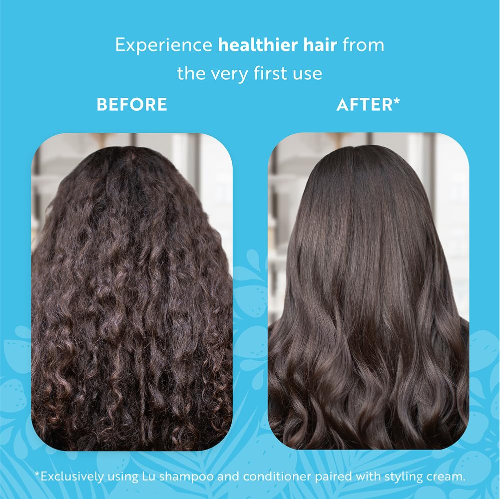 LATINUS Lu Beauty Control Conditioner Set Anti-Frizz Tame & Sleek for Frizzy, Hard to Manage Hair 2 Count (24 oz) - Image 3