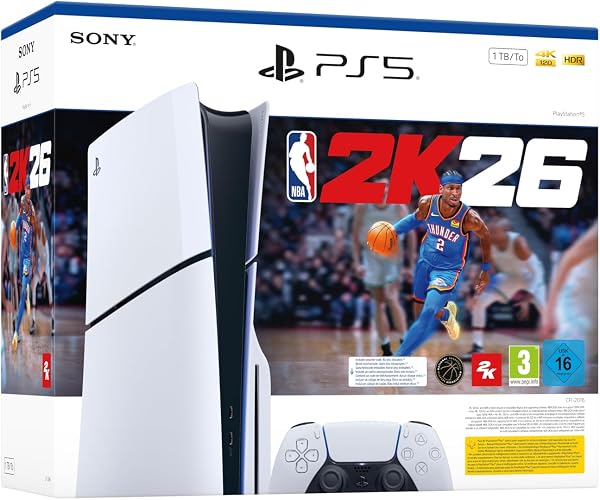 Playstation 5 Console Slim + NBA 2K26 Game - 2