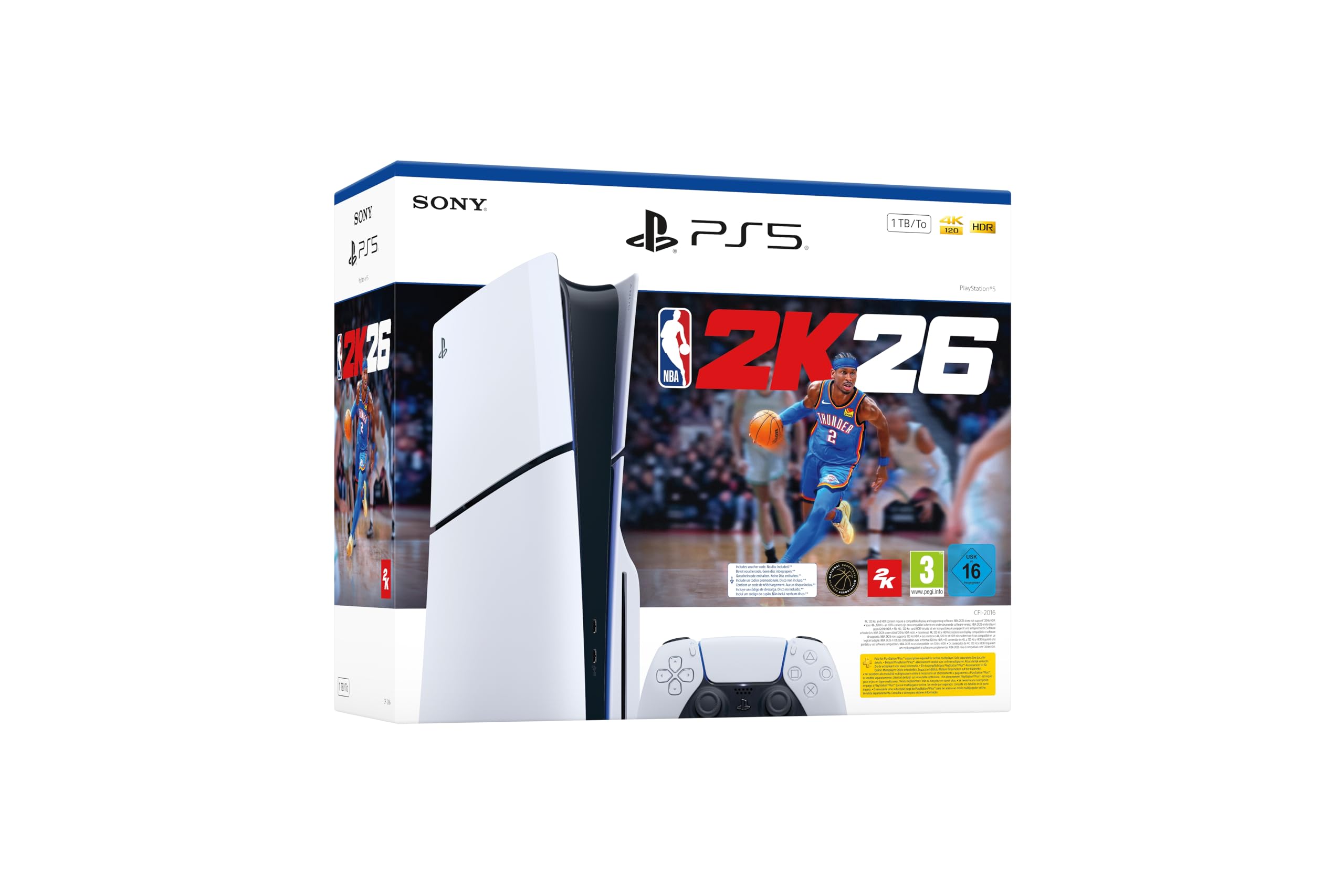 Playstation 5 Console Slim + NBA 2K26 Game