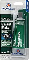 Permatex 81182 Gear Oil RTV Gasket Maker 3 oz - OEM-Tested Silicone for Leak-Proof Differentials & Transfer Cases
