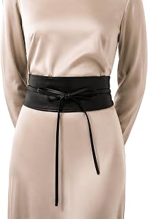 FASHIONGEN - Woman Italian leather Obi belt, CASSIANE