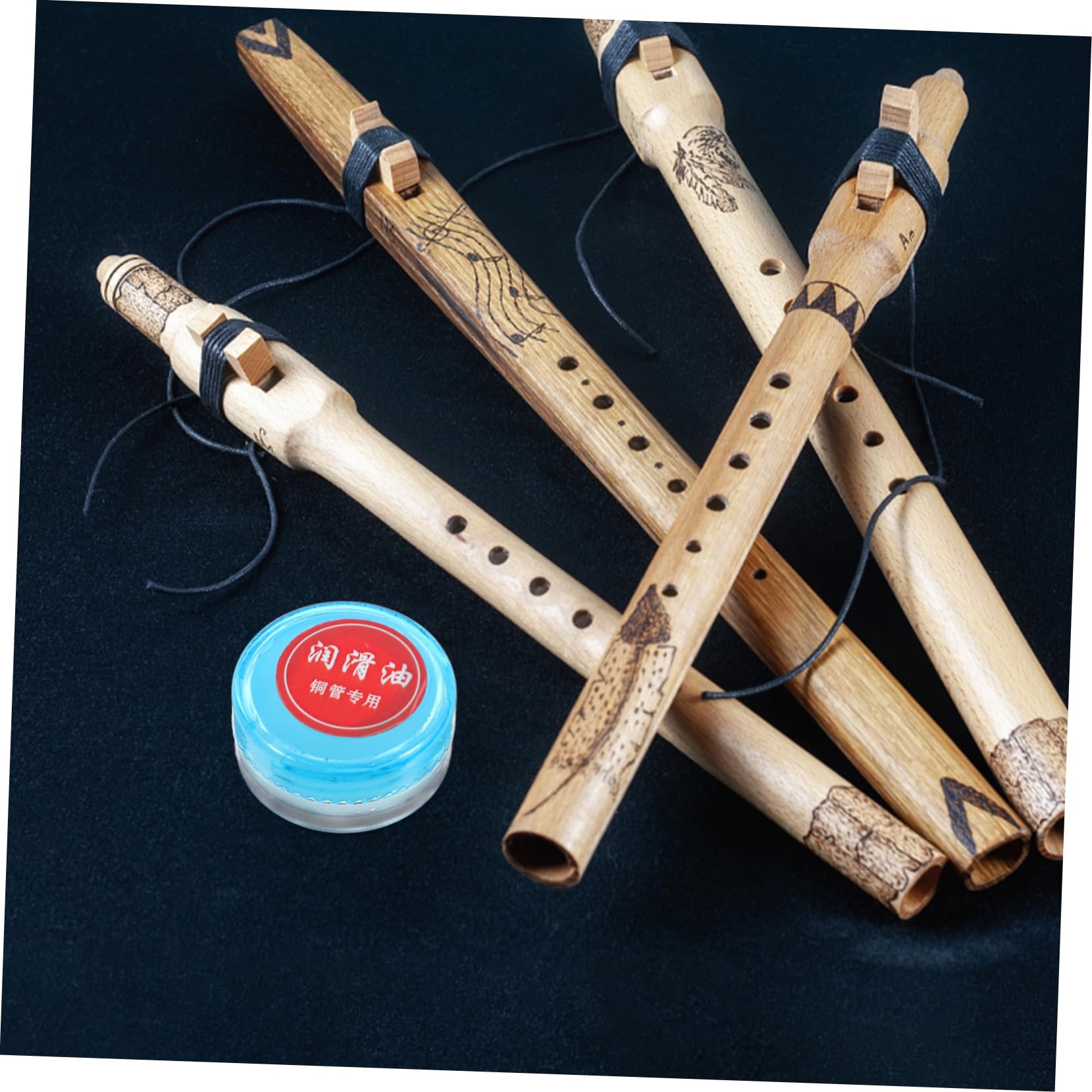 ifundom 10pcs Dizi Flute Wind Instrument Lubricant Paste Anti-cracking Rust Protection Sound Intonation Musical Accessories Random Color
