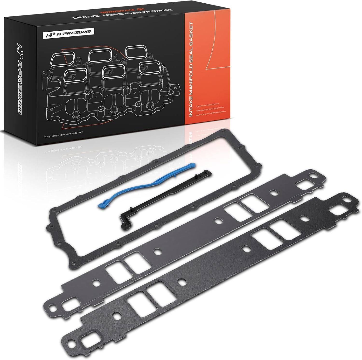 A-Premium Lower and Upper Engine Intake Manifold Gasket Set Compatible with Jeep Grand Cherokee 1998 & Dodge Durango/Dakota 1998-2003, Ram 1500 2500 3500, Ram 1500 2500 3500 Van, B1500, B2500, B3500