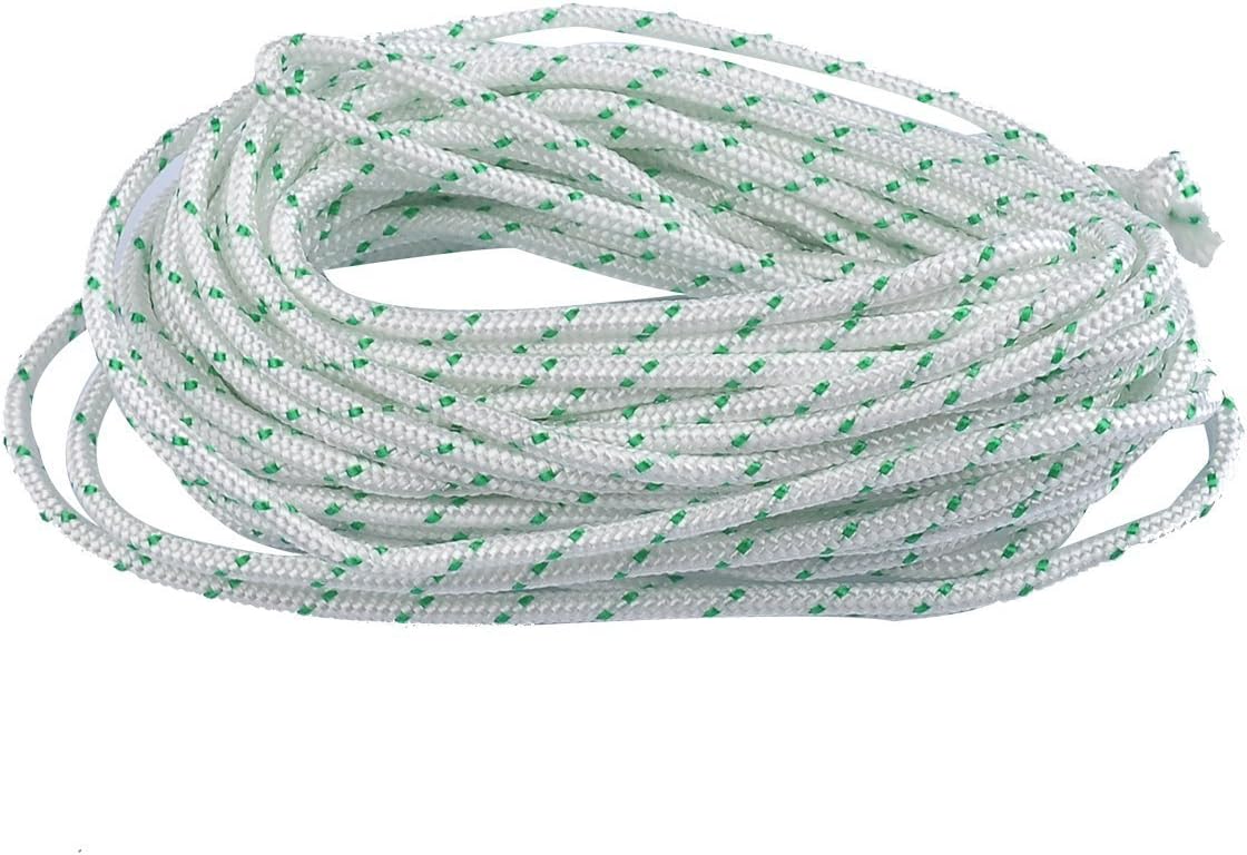 Hipa 10-Meter 4.5mm Recoil Starter Rope Pull Cord Compatible with STHIL Poulan Chainsaw Lawn Mower String Trimmer