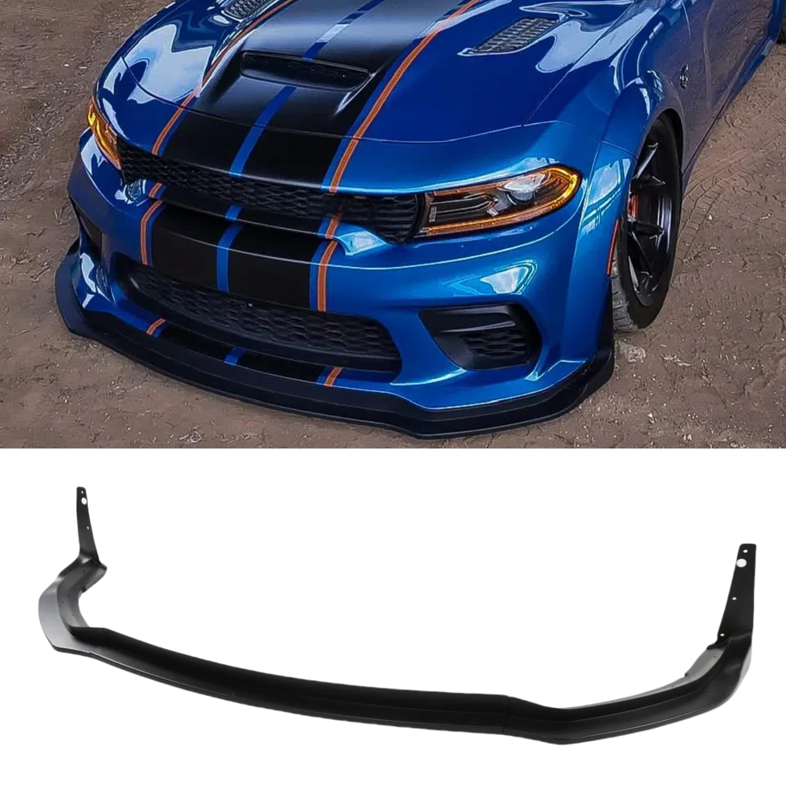 Amazon.com: Front Lip Splitter for Dodge Charger SRT Hellcat Scat