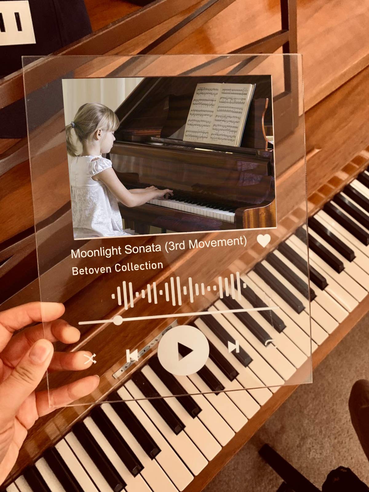 Personalized Acrylic Song | Album Cover | Wide 8