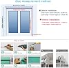 Waterproof Clear Roll Up Blinds,Outdoor Pergola Roller Shade Blind for Dust,Rain,Snow,Transparent Window Blinds Easy to Install Clear Roller Shade for Doors/Windows/Office (W150xH180cm)