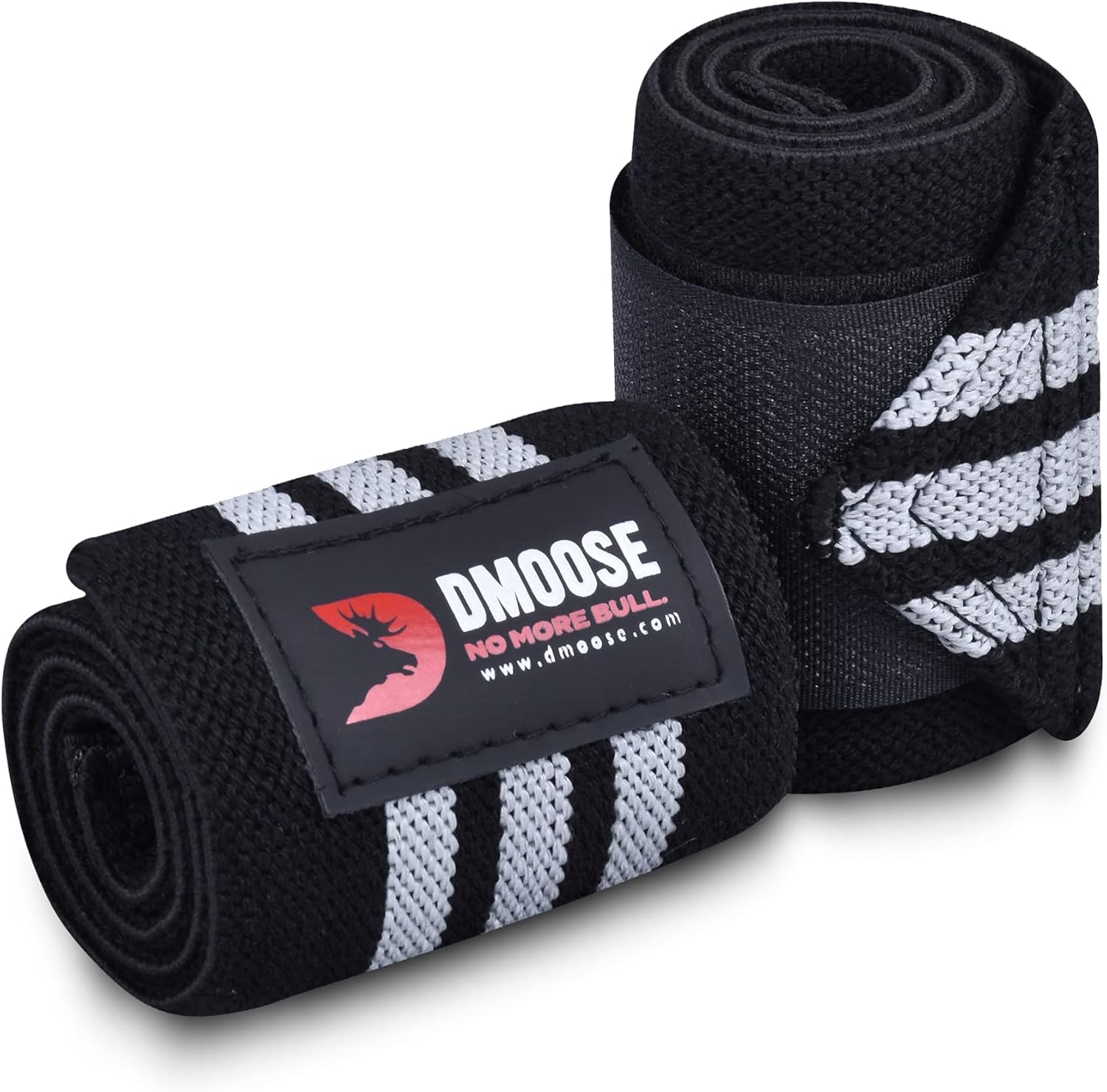 DMoose Wrist Wraps for Weightlifting 12 and 18 Inches Thumb Loops with Wrist Support for Workouts Powerlifting Wrist Straps for Weight Lifting Men and Women : Sports & Outdoors
