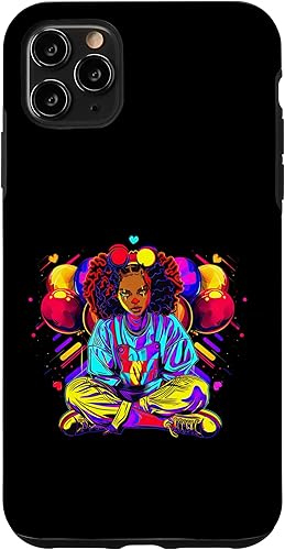 Miniatura 11 de iPhone 7 Plus/8 Plus Streetwear synthwave 80s 90s black pride girl clown hip teen Case