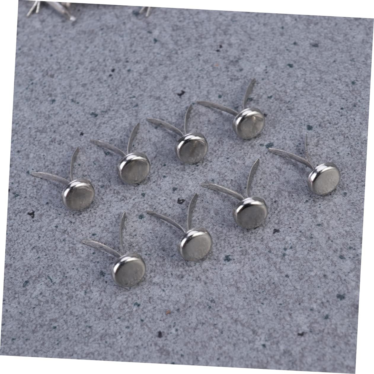 Gatuida 500Pcs Electroplated Round Metal Brads Set Silver Gold Paper Fasteners with Storage Box for Crafts Scrapbooking DIY Projects for Photos Ribbons