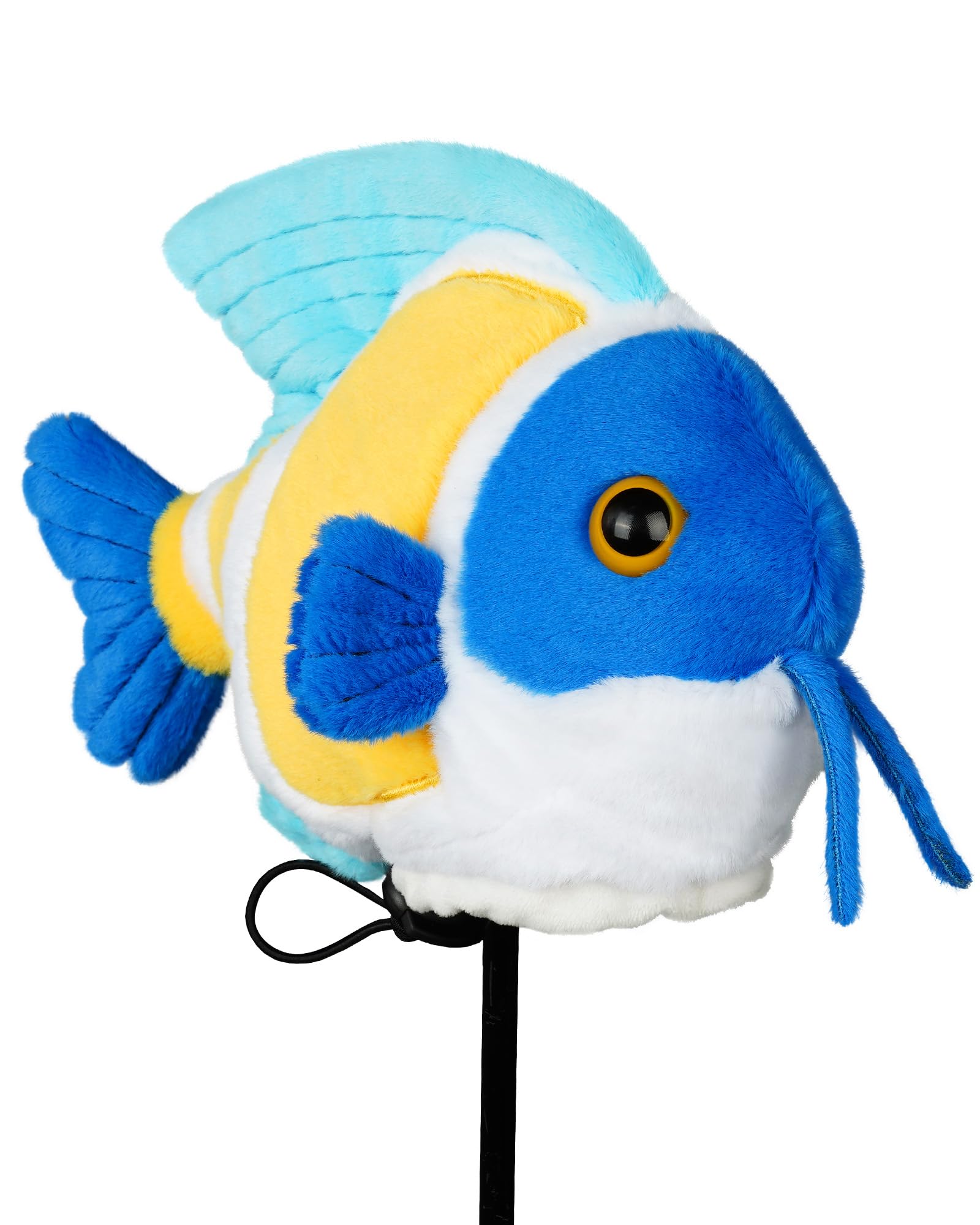 Golf Blade Ping-type/Mid Mallet Putter/Hybrid Head Cover Elastci Closure Golf Club Protector Cute Angelfish