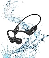 Vista 11 de Auriculares de conducción ósea IP68 natación impermeable a prueba de polvo a prueba de sudor Reproductor de música subacuática 8GB 1000 canciones